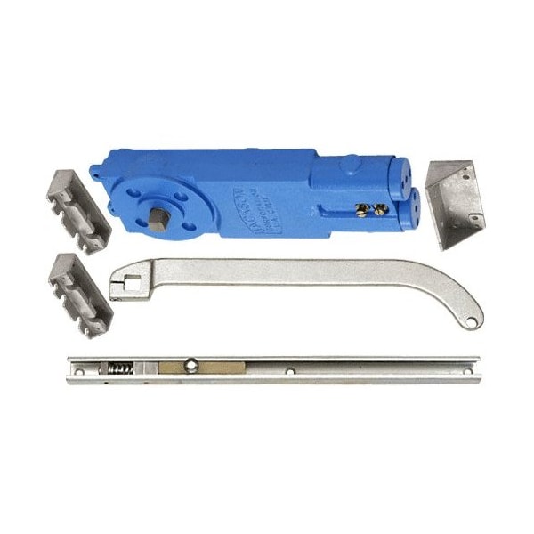 Aluminum Adjustable Spring Power Multi Size 105DegNo Hold Open Overhead Concealed Closer W/ 'U' Off